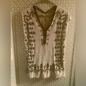 Lucky Brand Beaded Tank Top